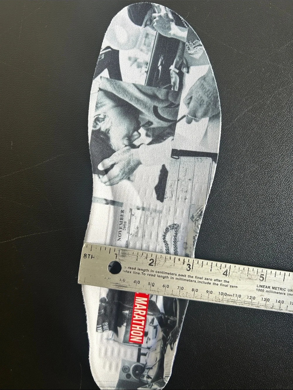 NEW PUMA RUNNING SYSTEM Replacement Gel Insoles “The Marathon” Collage Print